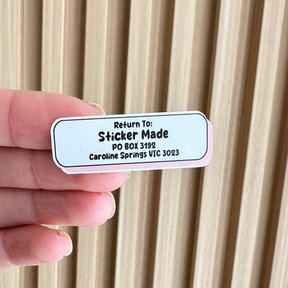 Address/ Return Address Custom Labels