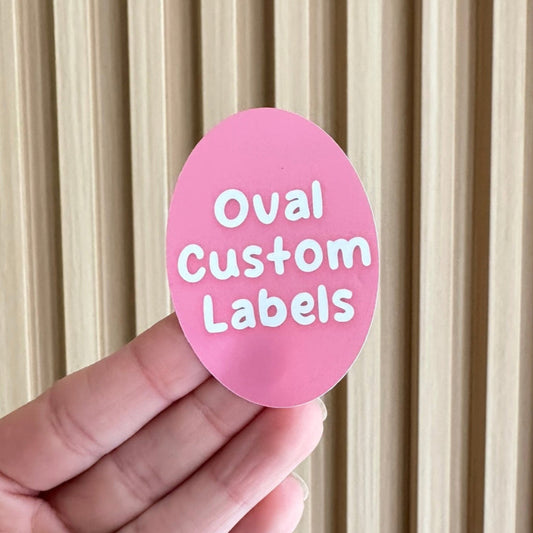 Oval Custom Labels
