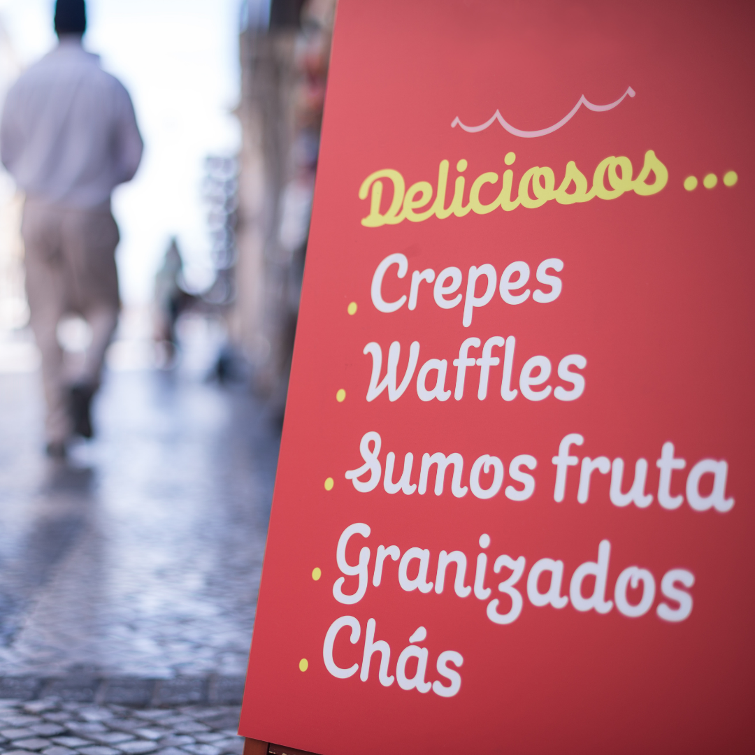 Custom Letter Vinyl Sign Cafe Menu